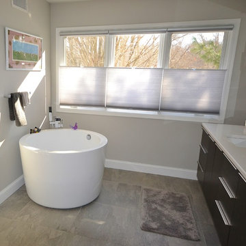 Modern Master bath remodel in Broomall PA