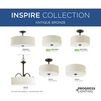 Inspire 2-Light Flush Mount, Brushed Nickel
