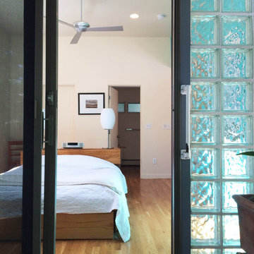 Glass Block at Sliding Door