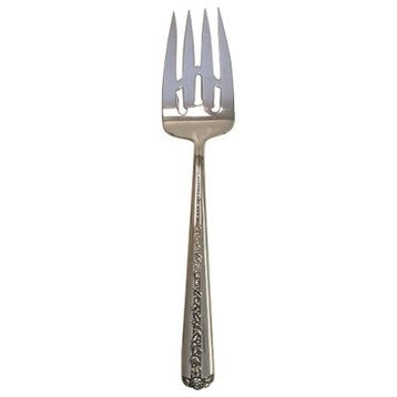 Towle Sterling Silver Rambler Rose Cold Meat Fork