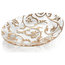 Bisanzio Centerpiece Tray, Clear and Gold
