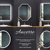 Audrey Vanity Set, Sapphire Gray, 59", Brushed Nickle Hardware, Vanity Only