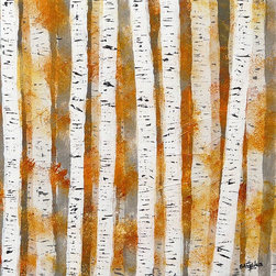 Autumn Birch - Paintings