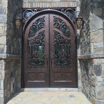 Ornate Double Iron Doors