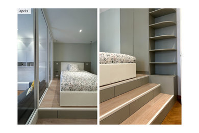 Cette photo montre une maison tendance.