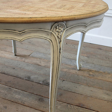 20th Century French Provincial Parquetry Dining Table