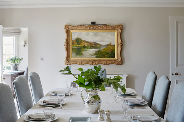 Traditional Dining Room by Sims Hilditch
