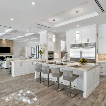 Boca Raton Waterfront Home | 6 Bed/7.2 Bath/12,000+ Sq Ft by Interiors by Brown