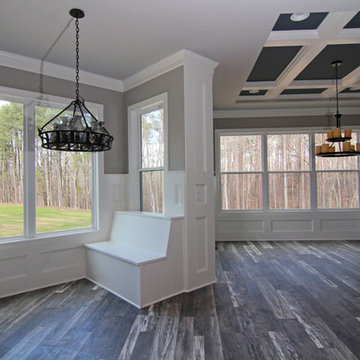Kitchen Nook with Built In Benches