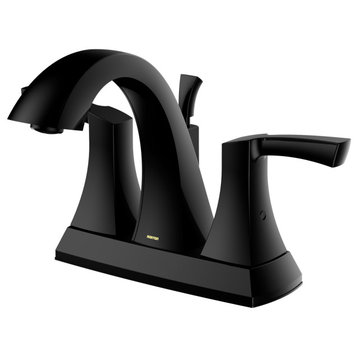 Karran USA KBF526 Randburg 1.2 GPM Centerset Bathroom Faucet - Matte Black