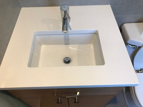 standard bathroom sink placement