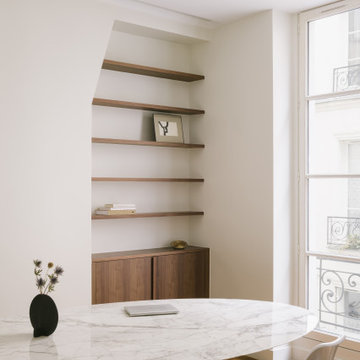 Bibliothèque sur mesure & espace de travail