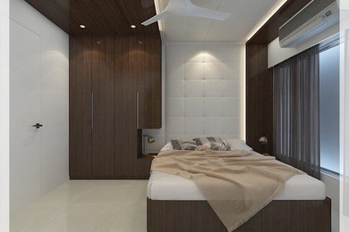 Bedroom - modern bedroom idea in Mumbai