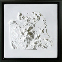 San Francisco Terrain 3D Topo Map