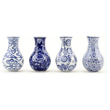 set of 4 vases