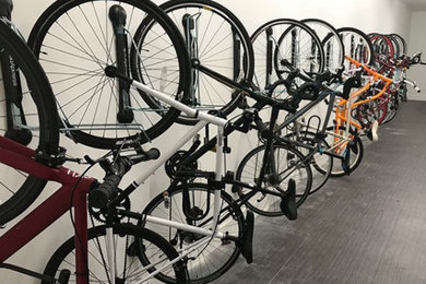 Custom Garage Bike Racks