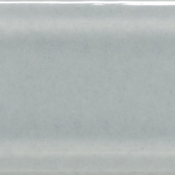 Capriccio 1/2" x 6" liner molding in sky blue gloss - Wall And Floor Tile