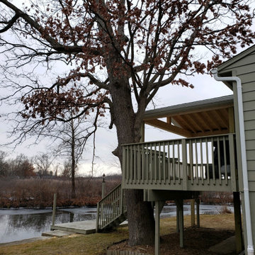 Portage Lakes Waterside Covered Deck