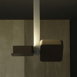 Aluled Square 2L Wall Lamp by Itama Lighting - Wall Sconces