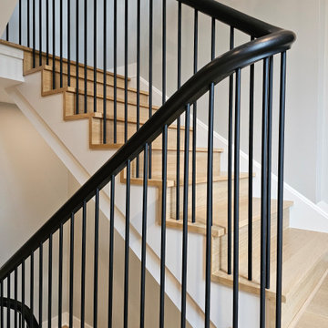 Project #115 | Staircase with Continuous Rail System Without Newels