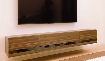 houzz 2019受賞|フロートテレビボード(床から浮いているテレビボード)【全国対応】製作実例4