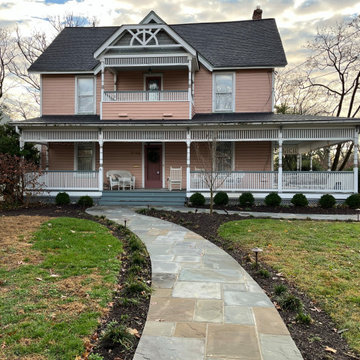 Rejuvenated Walkway and Driveway in Takoma Park Maryland