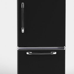 Big Chill - Big Chill Retropolitan 18.5 cu. ft. Fridge - Slide-Out Freezer - Black - Refrigerators