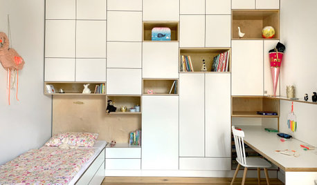 Ein mitwachsendes Einbaumöbel bringt Ruhe in ein Kinderzimmer