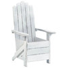 White Adirondack Chair Planter