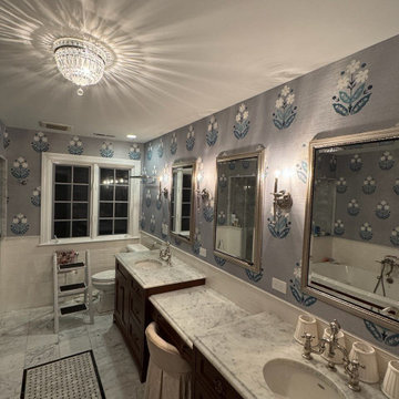 Wallpaper installation Bathroom in Fremont