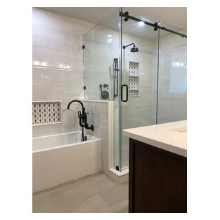 Roswell Master Bathroom Remodel - Transitional - Bathroom - Atlanta ...