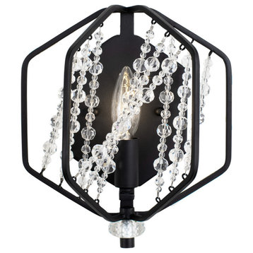 Chelsea One Light Wall Sconce, Carbon