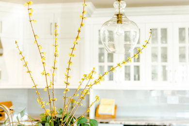 Beach style kitchen photo in Seattle
