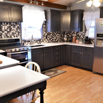 Niles, MI. BaileyTown USA Select. Rustic Grey Oak Kitchen