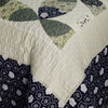 Francesca Cotton 3PC Vermicelli-Quilted Printed Quilt Set (Full/Queen Size)
