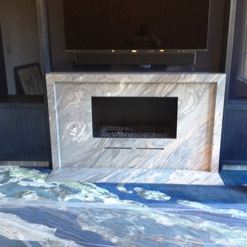 Palissandro Marble Fireplace