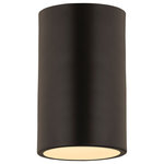 Z-Lite - Harley 1 Light Flush Mount, Matte Black - This 1 light Flush Mount from the Harley collection by Z-Lite will enhance your home with a perfect mix of form and function. The features include a Matte Black finish applied by experts.