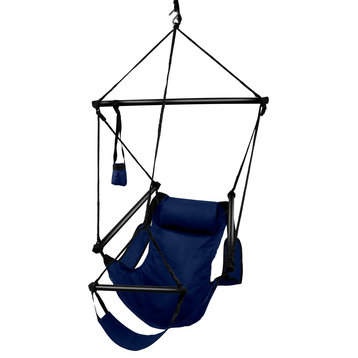 Hammaka Hammocks Original Hanging Air Chair, Midnight Blue, Aluminum