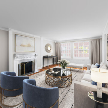 Virtual Staging Examples - Transitional Style