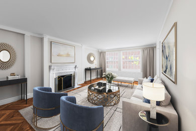Virtual Staging Examples - Transitional Style