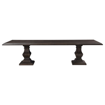 Toulon Mango Wood Dining Table, 120", Rectangle