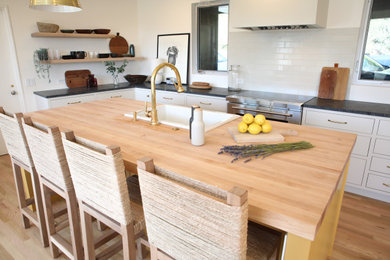 Photo of a midcentury kitchen in San Francisco.