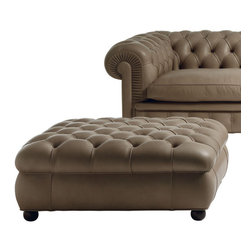 Poltrona Frau - Poltrona Frau Chester Ottoman - Footstools And Ottomans