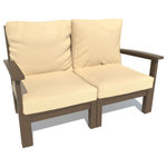 Highwood USA - Bespoke Loveseat, Driftwood/Weathered Acorn - Welcome to highwood.  Welcome to relaxation.