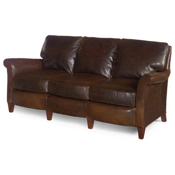 Sofa Traditional Traditional Wood Leather Wood Leather Removab