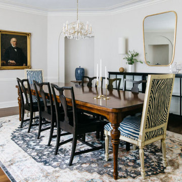 Formal Dining Room in Historic Family Home in Kenilworth