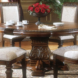 AICO Furniture - Villagio Round Dining Table - 58001 - Furniture