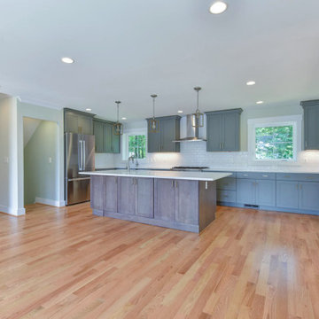 Split Level Custom Pop Top Addition Kitchen/Living Room