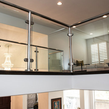 Glendale - Glass Railing Loft Addition