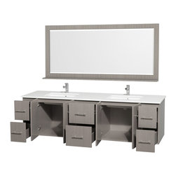 http://www.listvanities.com/gray-oak-bathroom-vanities.html - Bathroom Vanities And Sink Consoles
